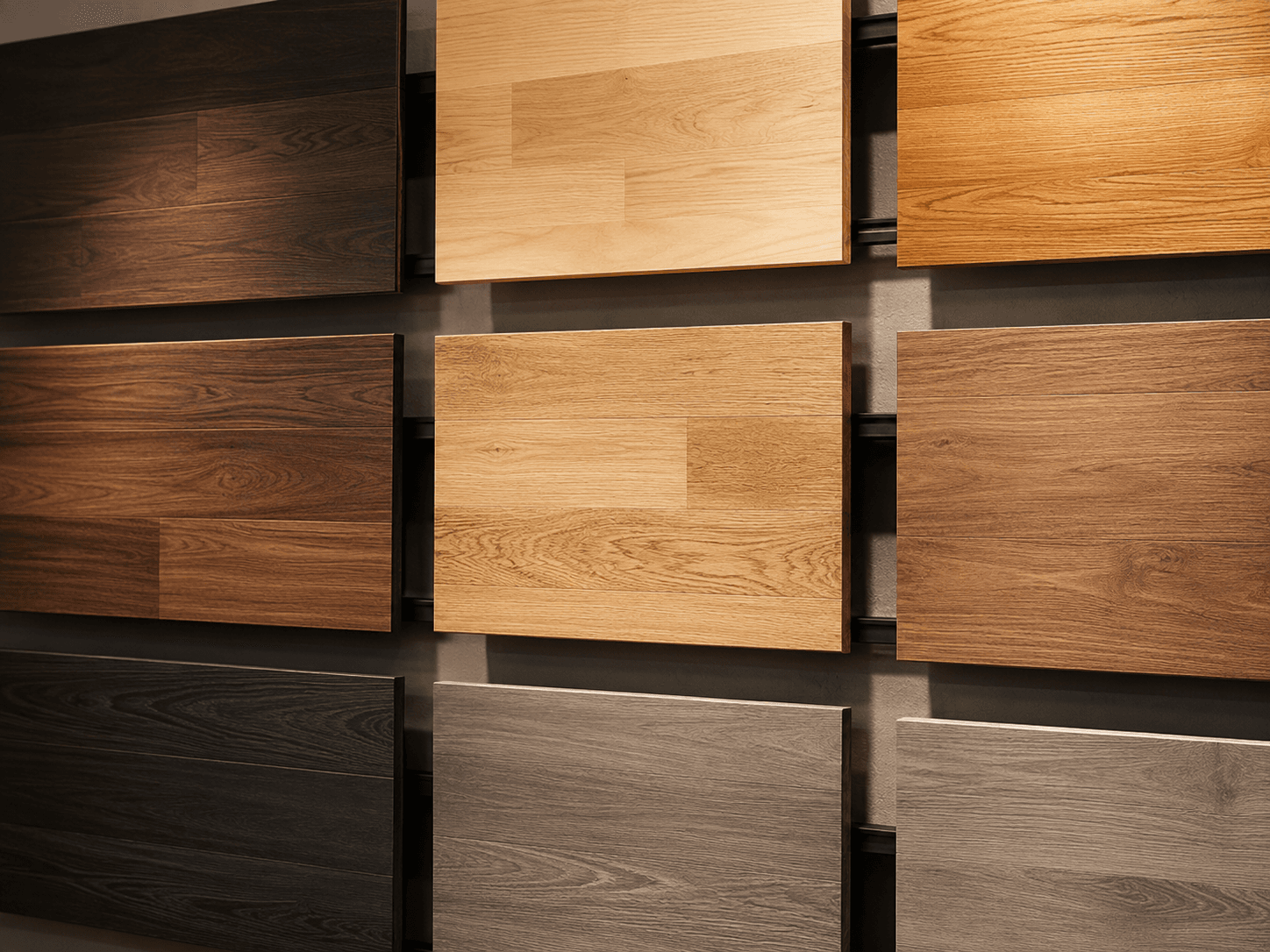 Wood species and finish samples - Master Cabinets